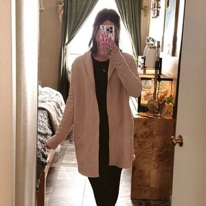 Xandres Pink Wool Cardigan